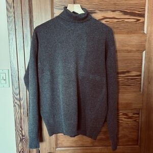 Mens J Crew Cashmere Turtleneck Sweater